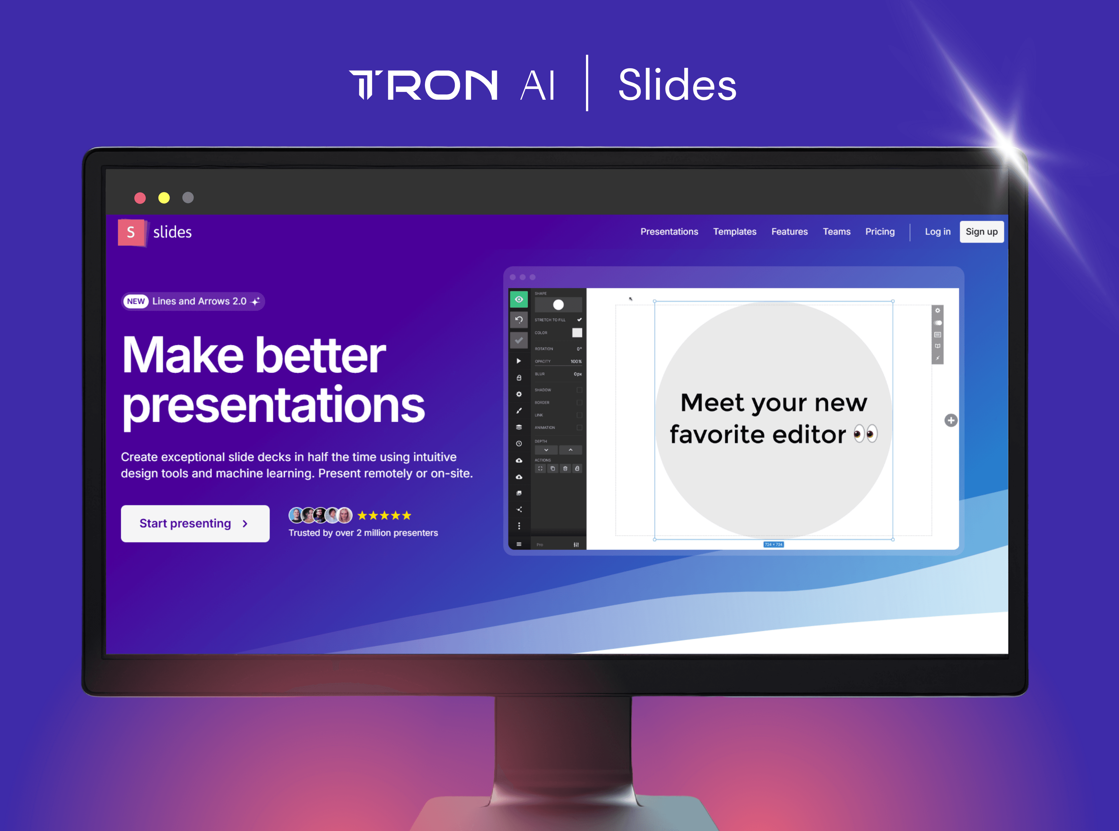 AI-Powered Presentation Design and Collaboration Platform